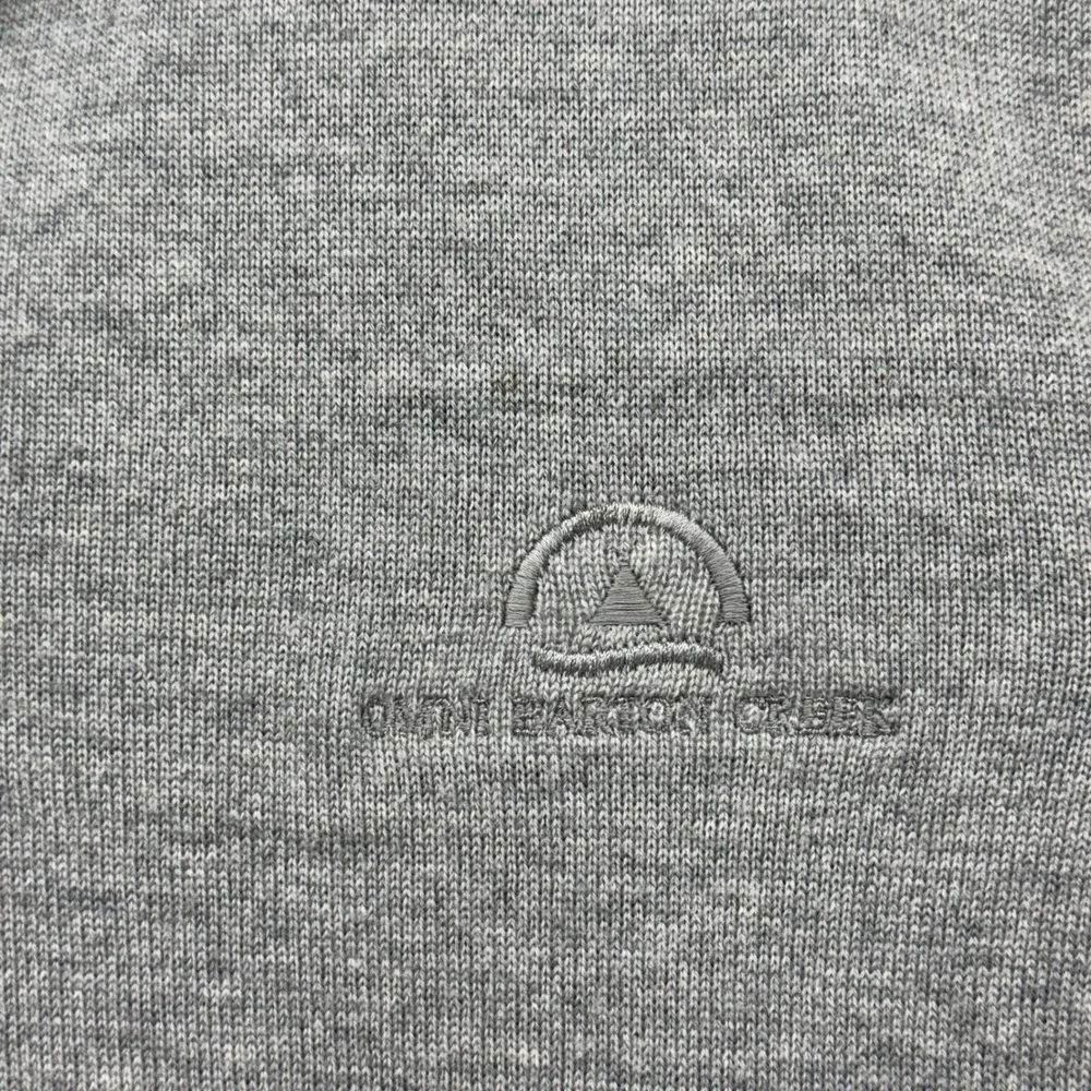 Fairway & Greene Signature‎ Italian Merino Wool Quarter Zip Sweater Vest Grey L